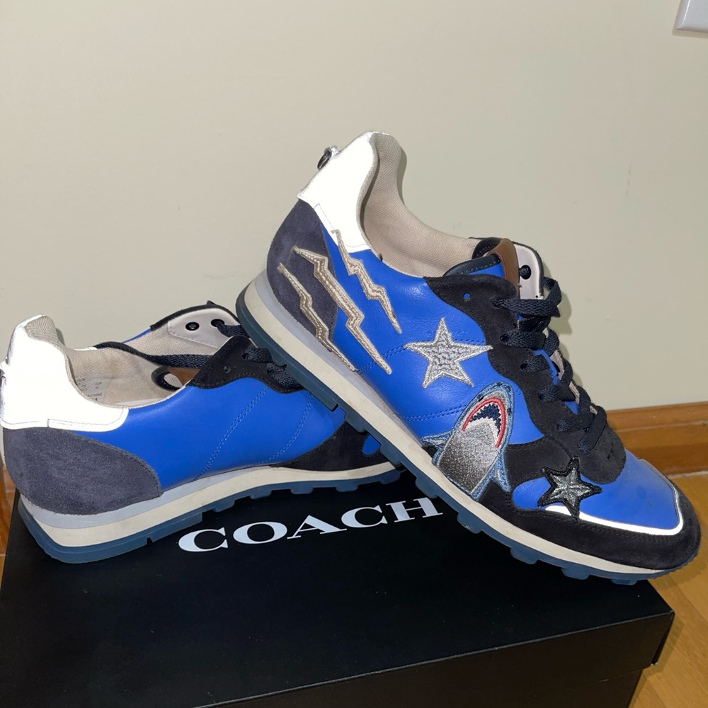 Coach Sneakers - Shark Blue - Size 10D - Like New